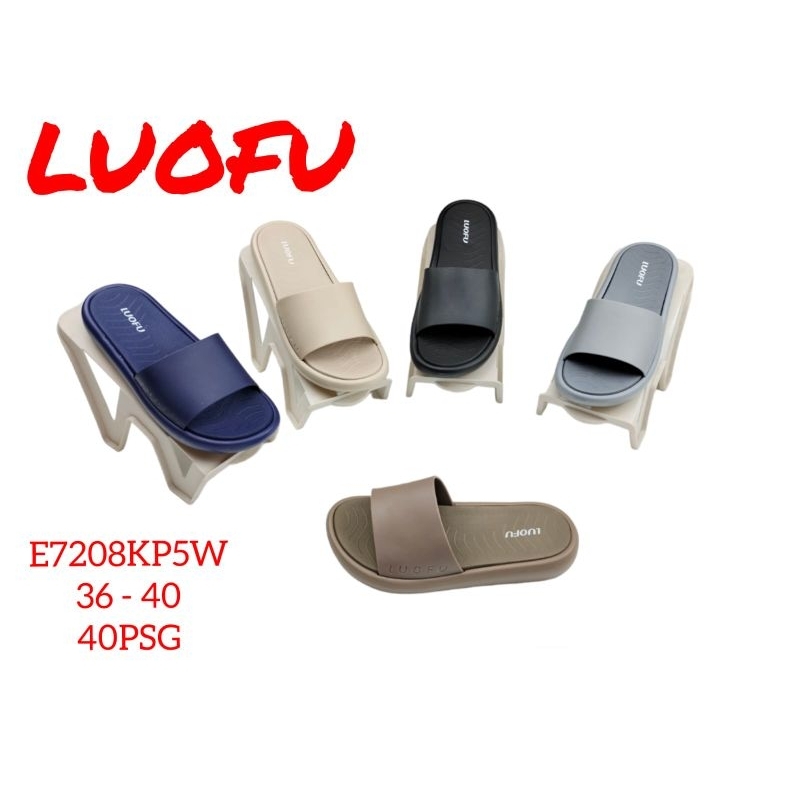 Sandal Slop Wanita Luofu Slop Bantal Skechers Memory Foam