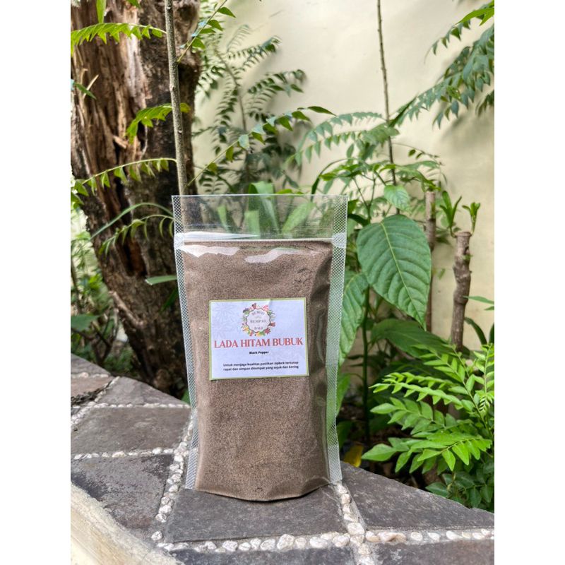 

Lada Hitam Bubuk Asli 100% - Merica Hitam Bubuk - Black Pepper