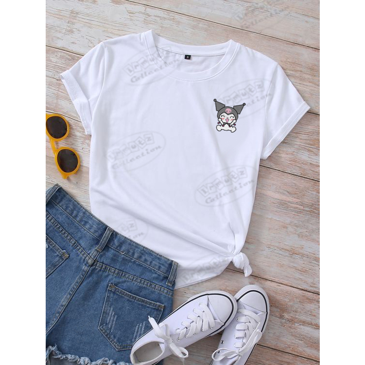 

Sablon Setrika Stiker Kaos Model Hello Kitty Sanrio Keroppi Kuromi