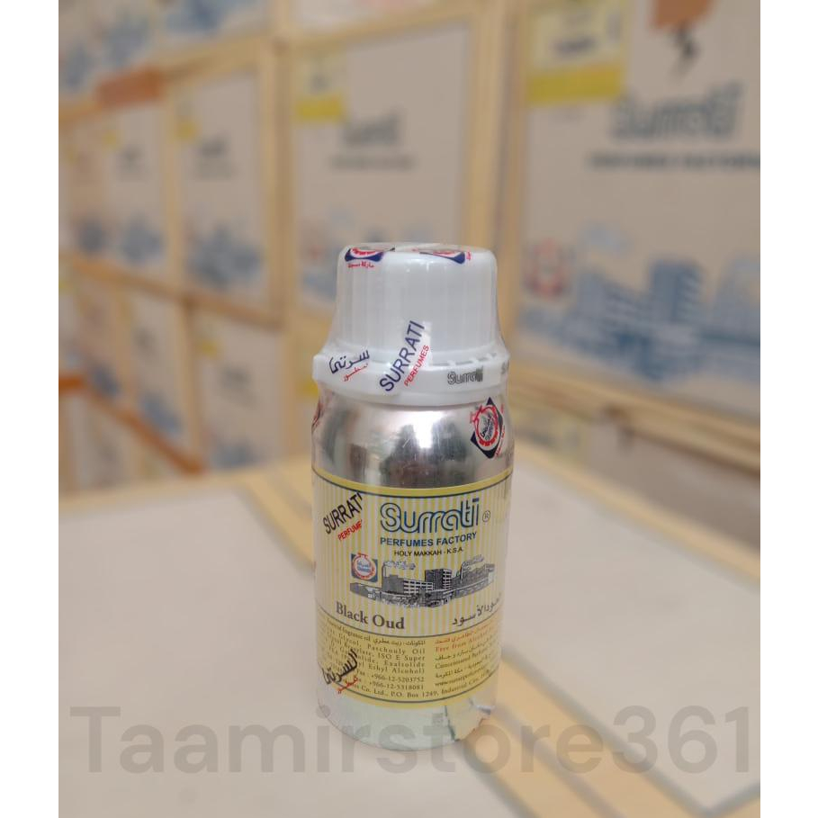 Parfum murni surrati Black Oud 100ml segel