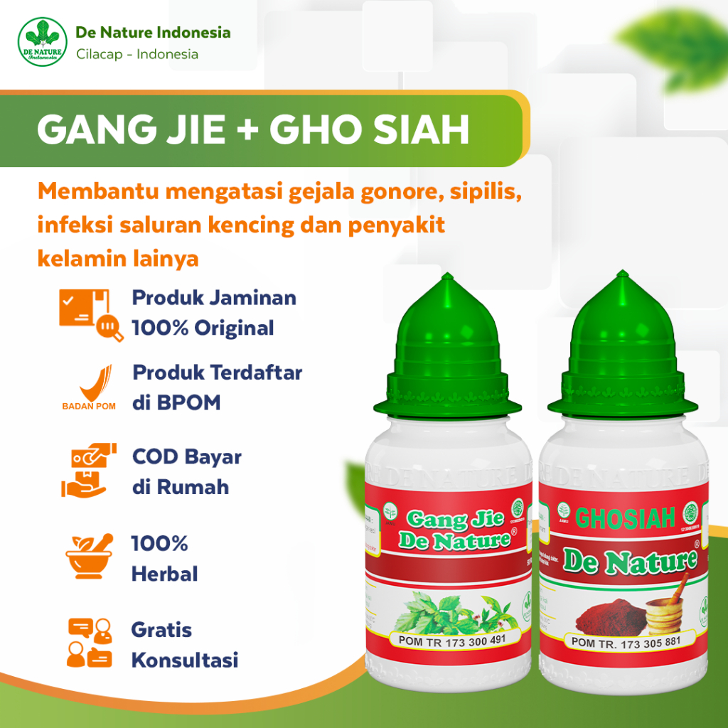 Obat Gonore Kencing Nanah De Nature Asli