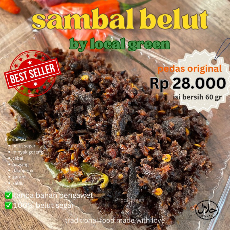 

Sambal belut pedas original (60 gram)