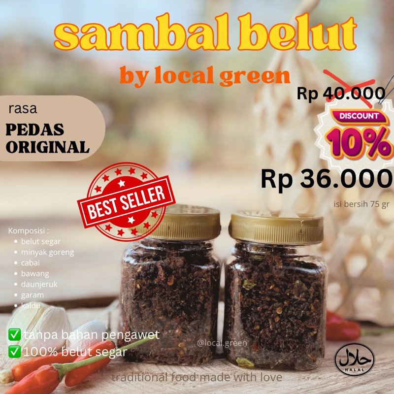 

Sambal belut 75 gram