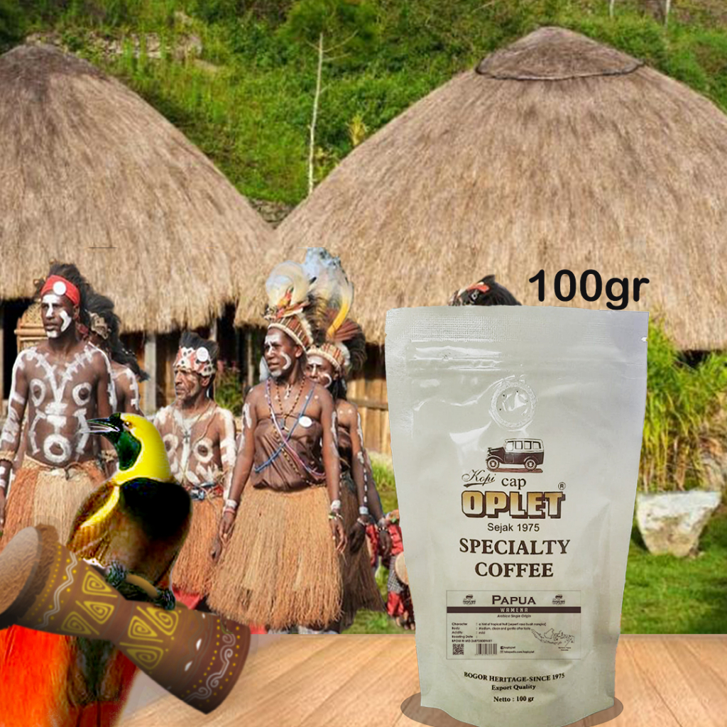 

KOPI OPLET SPECIALTY COFFEE - PAPUA WAMENA (ARABIKA) - 100 gram