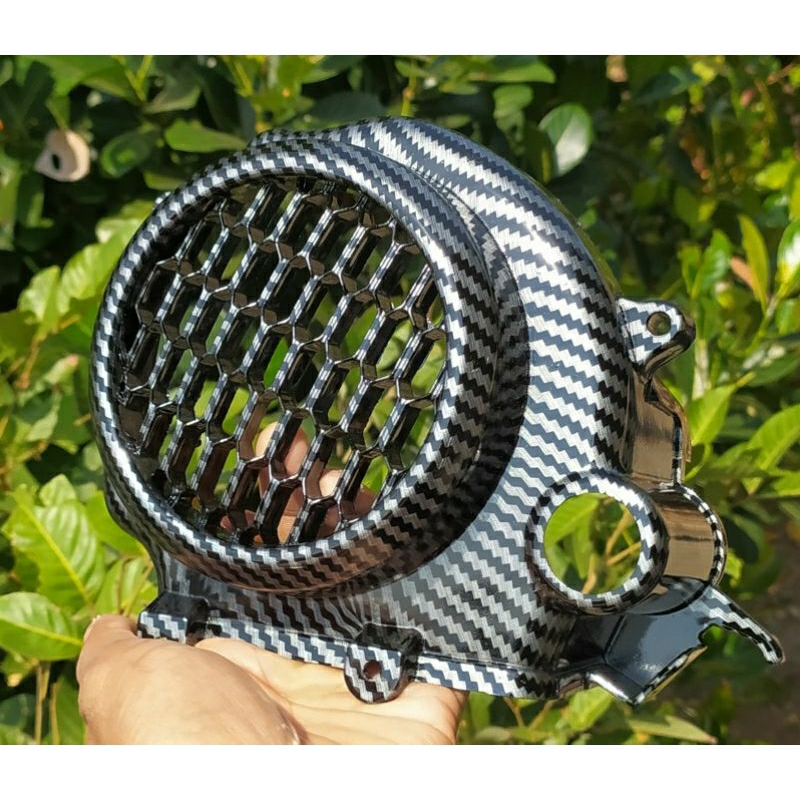 tutup kipas beat deluxe beat street Genio Scoopy 2020 2021 2023 carbon celup