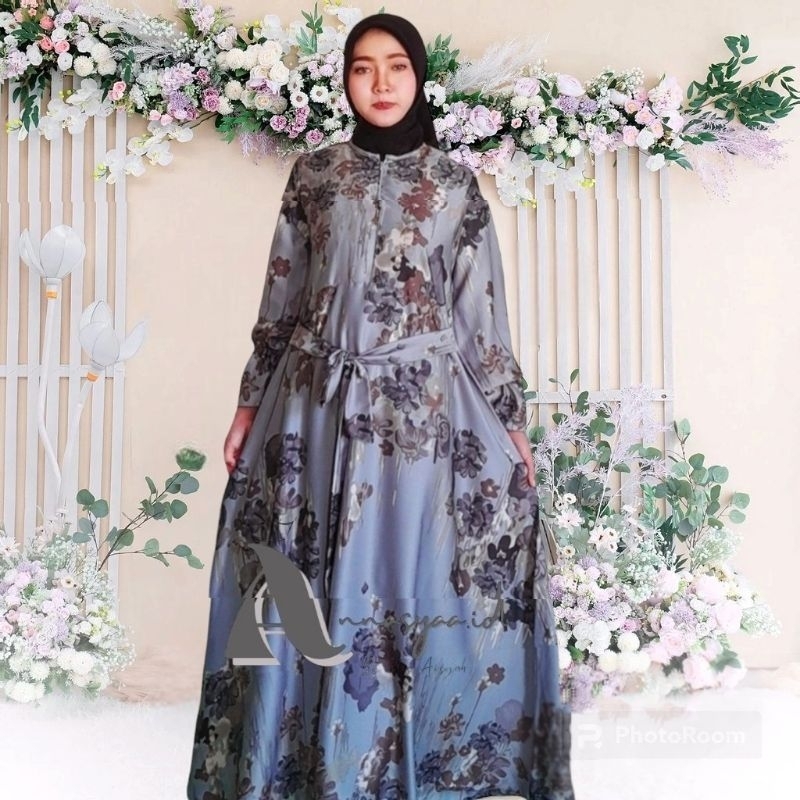Annasyaa.id Dress Nara Dress Couple Ibu Anak  Dress Wisuda Dress Lebaran Dress kondangan Dress Pesta
