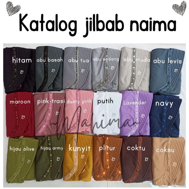 Pet Antem Pita Mahima L /Hijab Serut Naima