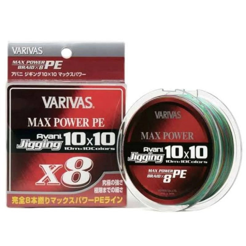 BENANG PE VARIVAS AVANI 10X10 JIGGING X8 400 METER UK PE 3 - 4