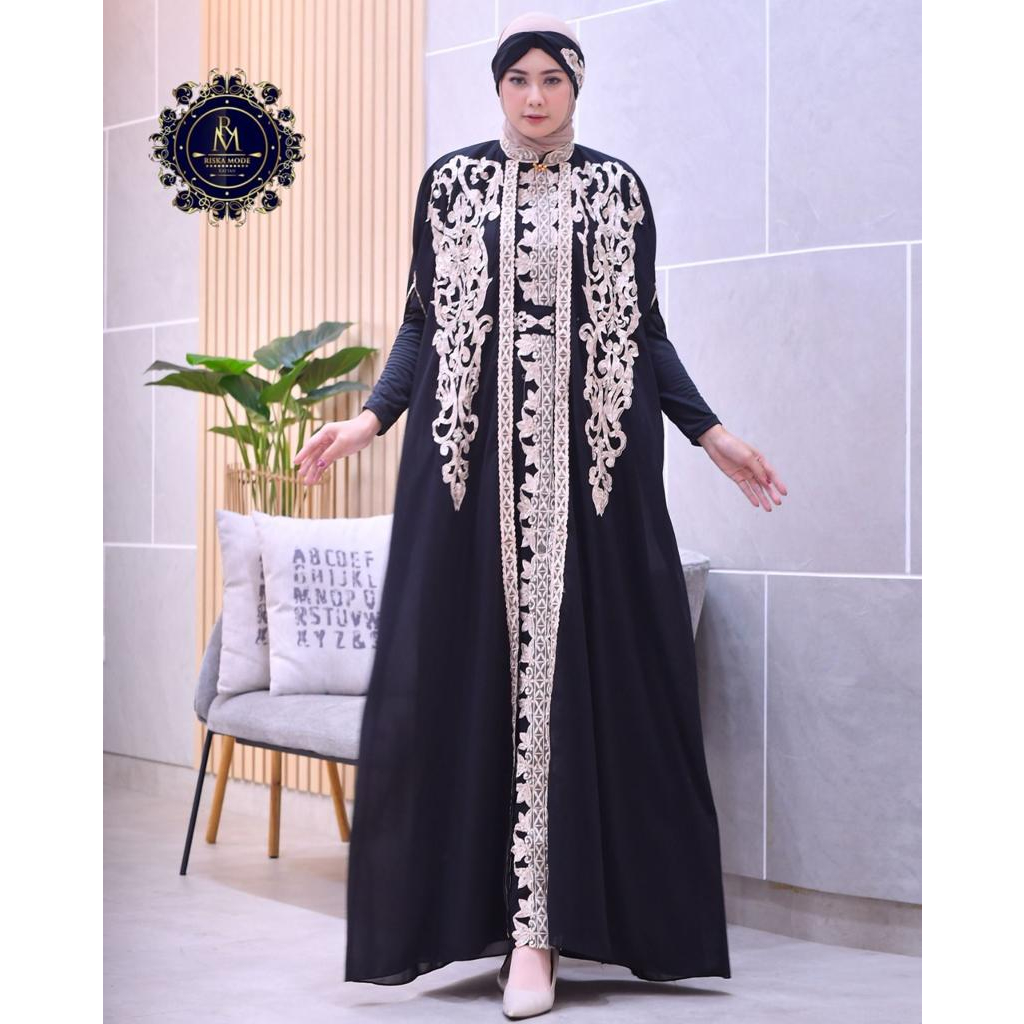 Kaftan ENZY STORIA//Model Baju Gamis Kaftan Terbaru Untuk Lebaran dan Kondangan