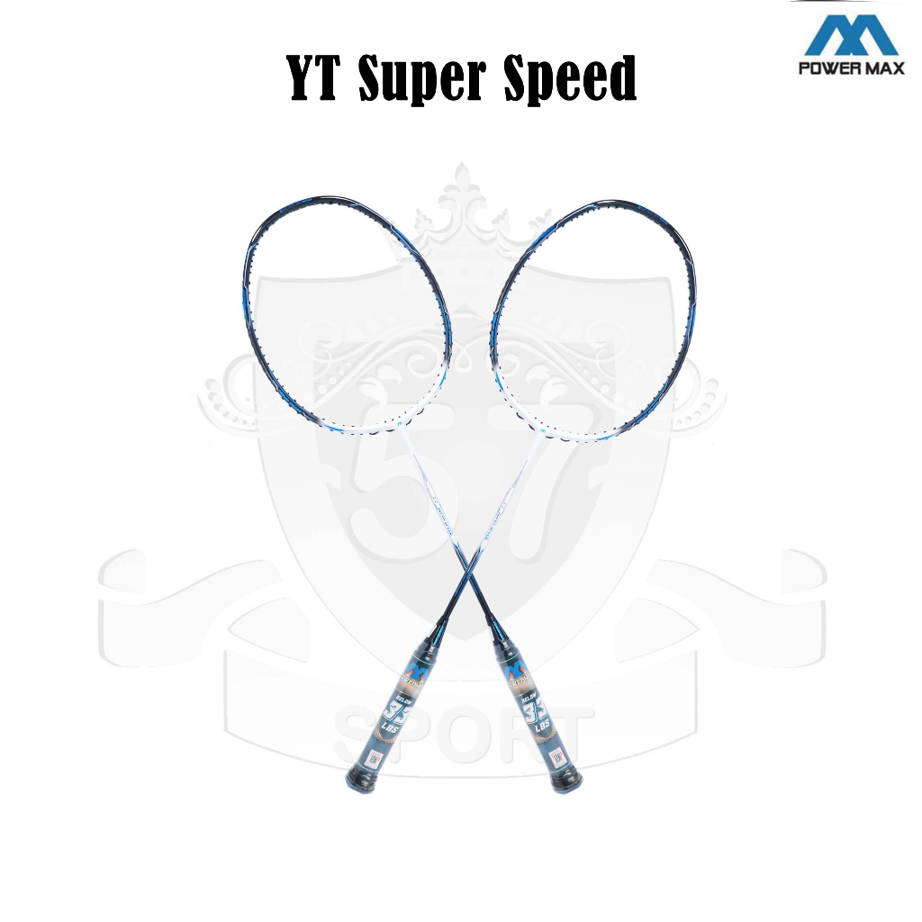 Raket Badminton PowerMax YT Super Speed Bonus Senar