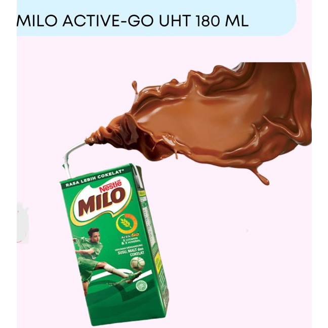 

Milo Activ - Go RTD 180 ml / MInuman Susu Coklat & Malt 180 ml