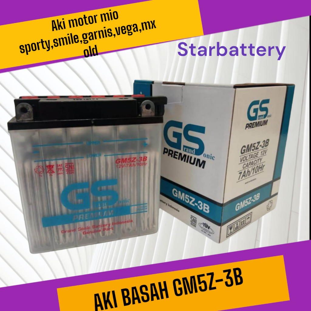 AKI GM5Z-3B AKI GS BASAH MERK GS ASTRA