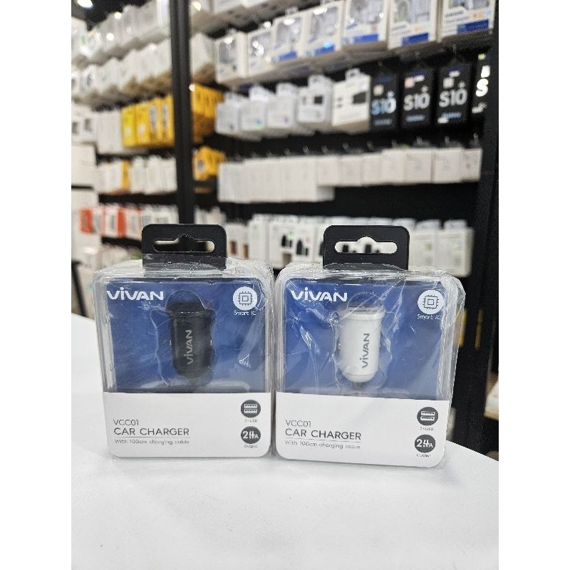 VIVAN Car Charger Charger Mobil Vivan VCC01 2,4A