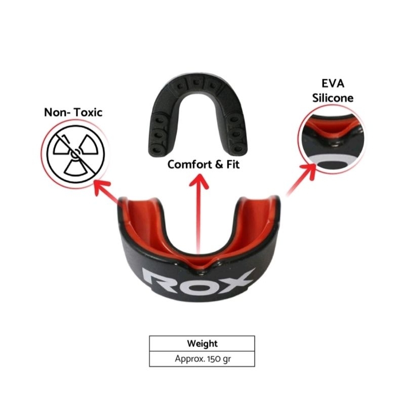 Gumshield Gamsil Dewasa Pelindung Gigi ROX MASTER