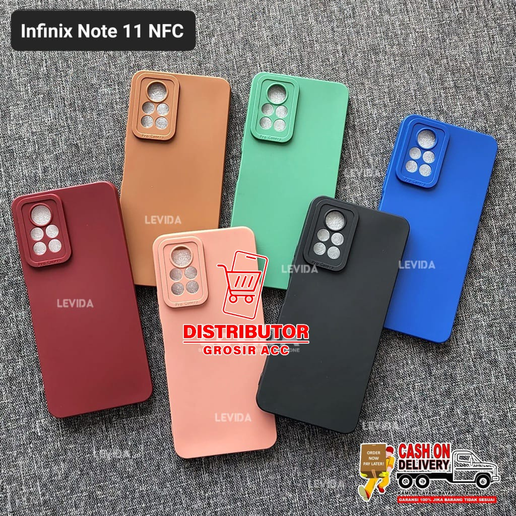 INFINIX NOTE 11 NFC CASE MACARON PRO CAMERA CASE INFINIX NOTE 11 NFC