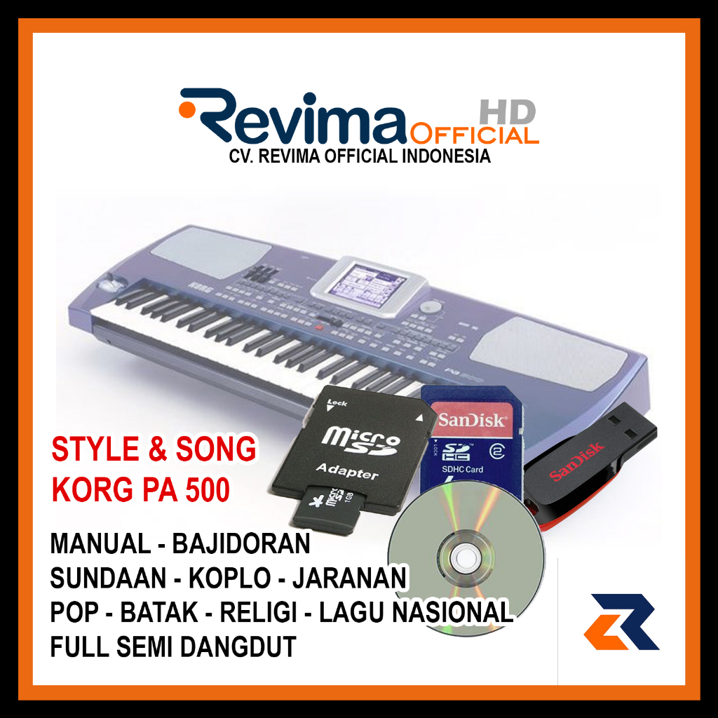 FLASHDISK Style Song untuk Keyboard Korg PA500 - PA50