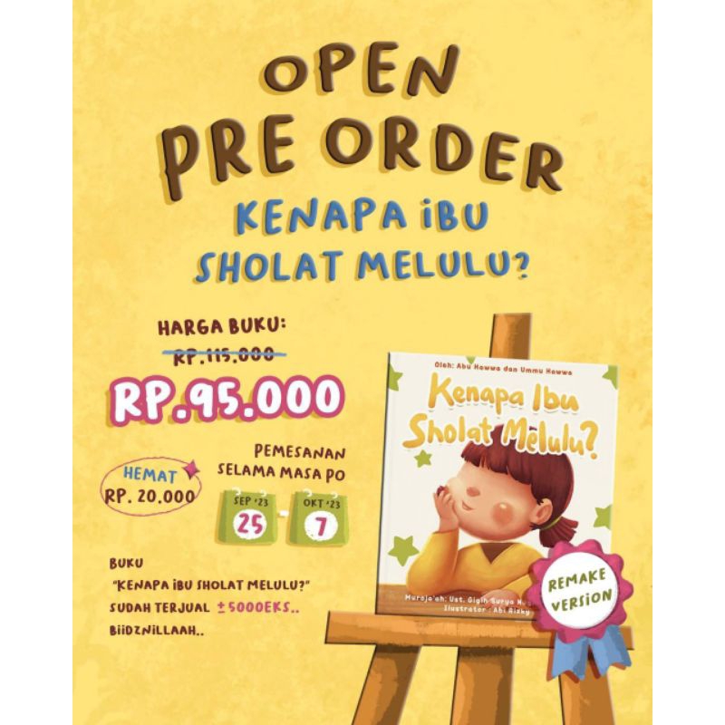 BoardBook Kenapa Ibu Sholat Melulu/BoardBook Anak/Buku Anak