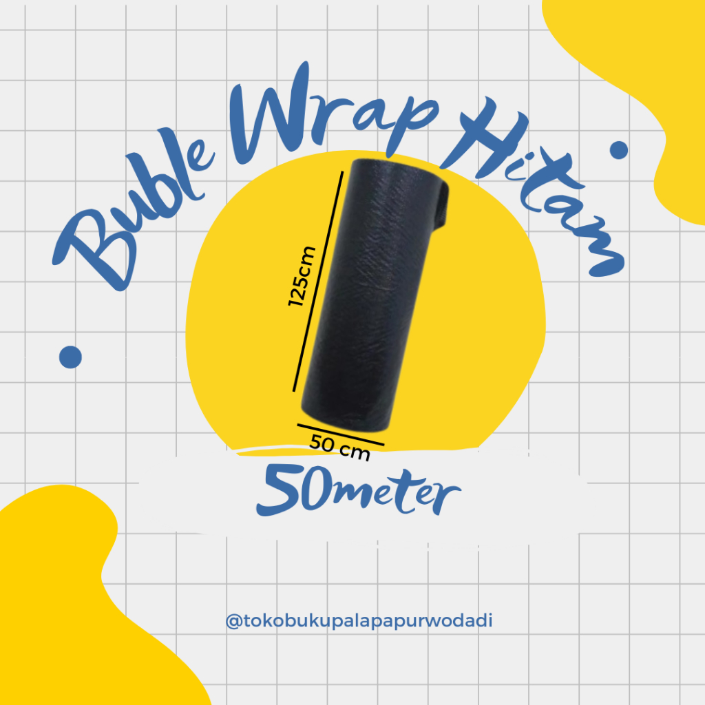 

Bubble Warp Hitam 50 Meter