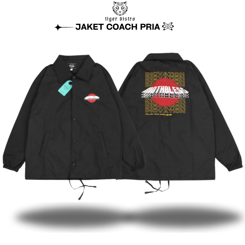 Jaket Coach Windbreaker Distro Bandung Jepang Pria Original 100 Waterproof