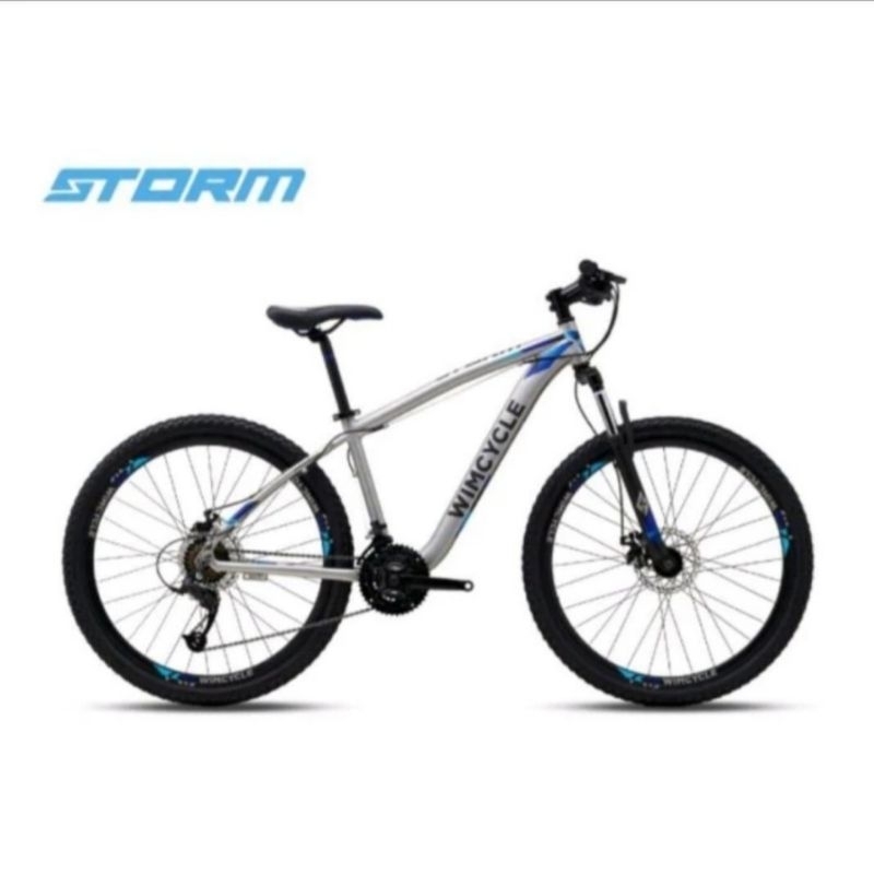 Sepeda Wimcycle Storm 27.5 inch Sepeda MTB - GREY