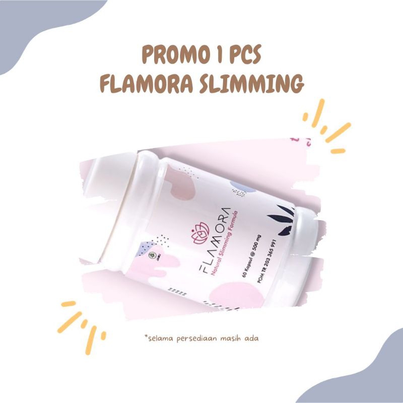 Pelangsing Herbal Flamora Slimming 1 Pcs