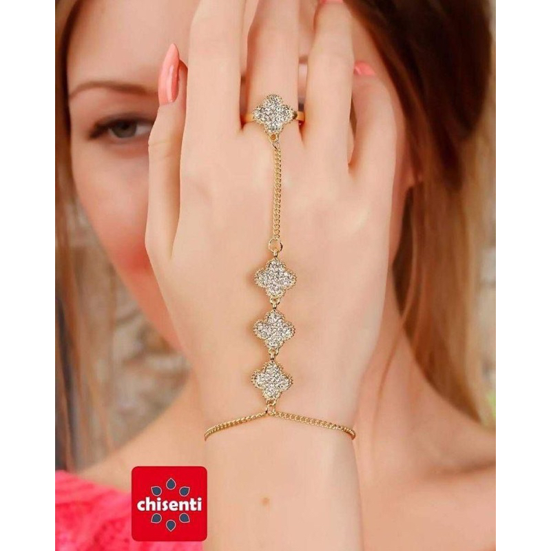 Rantai Tangan dan Cincin set Emas 99% 20 gram