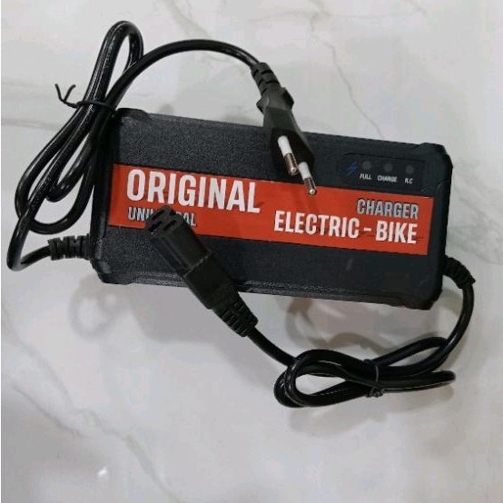 Alat Cas Battrei Aki Sepeda Listrik Universal 36V12Ah Asli 100% Original