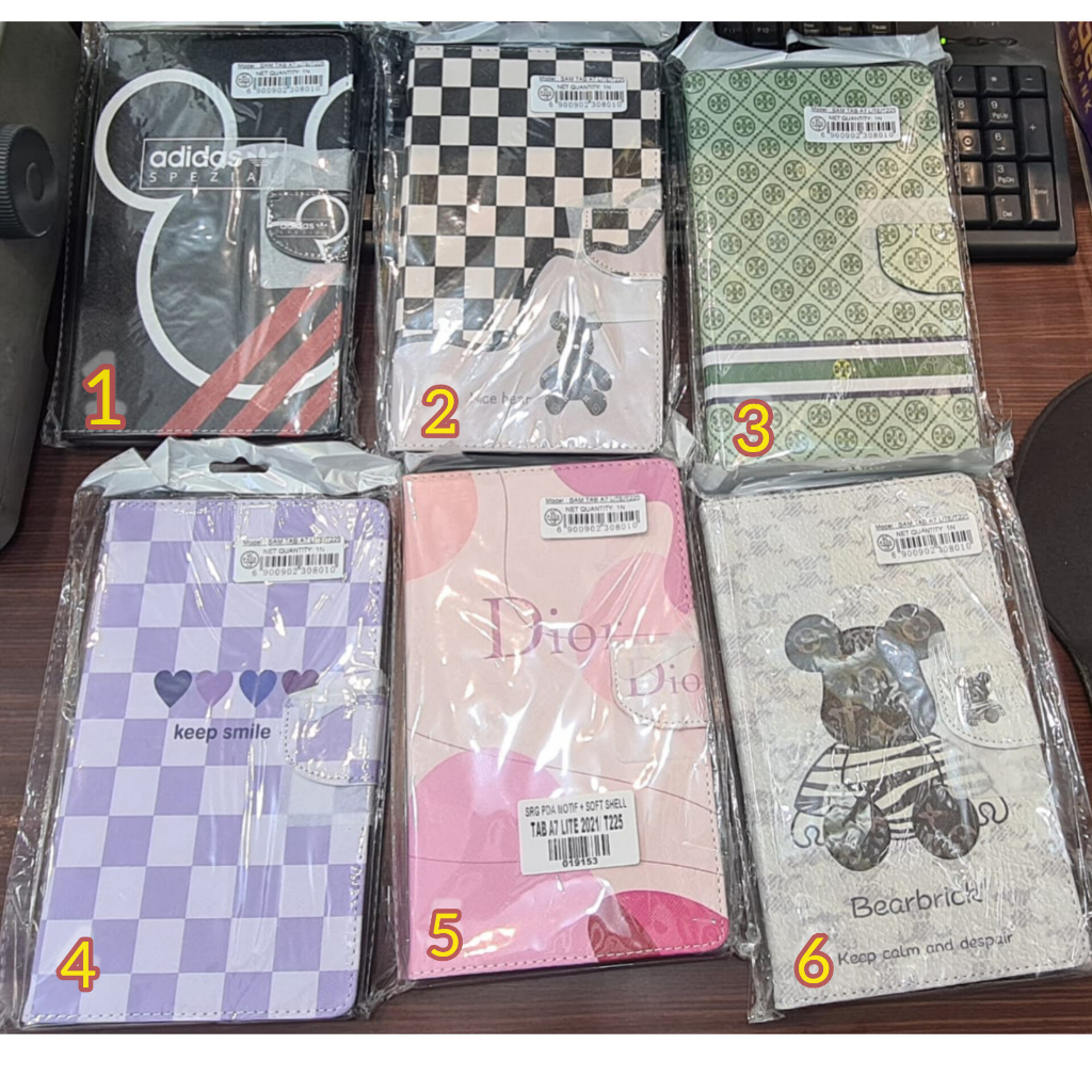 CASE TABLET SAMSUNG FLIP PELINDUNG LAYAR TAB A7LITE (T225) / TAB A8 LTE 10INC (X205) CASING SARUNG T