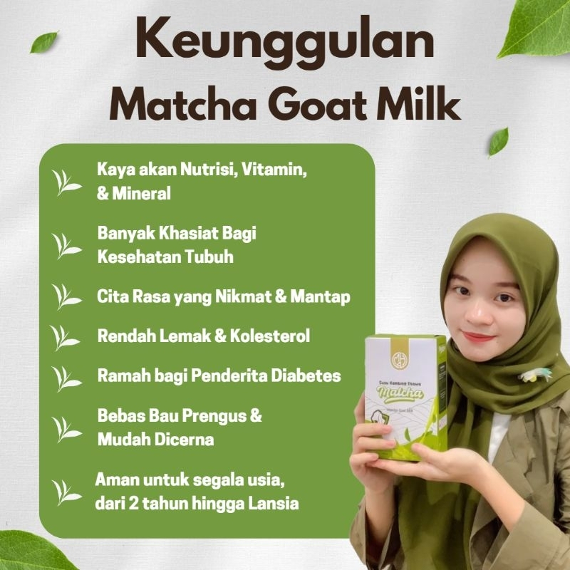 

Susu Kambing Etawa Matcha ASLI ORIGINAL Goat Milk MH4 isi 200 gram