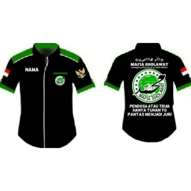 KEMEJA BORDIR MAFIA SHOLAWAT TERBARU (bisa request)