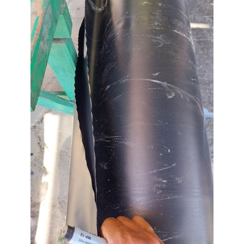 Terpal kolam ikan 2×10m HDPE GEOMEMBRAN 250Micron Kualitas terbaik