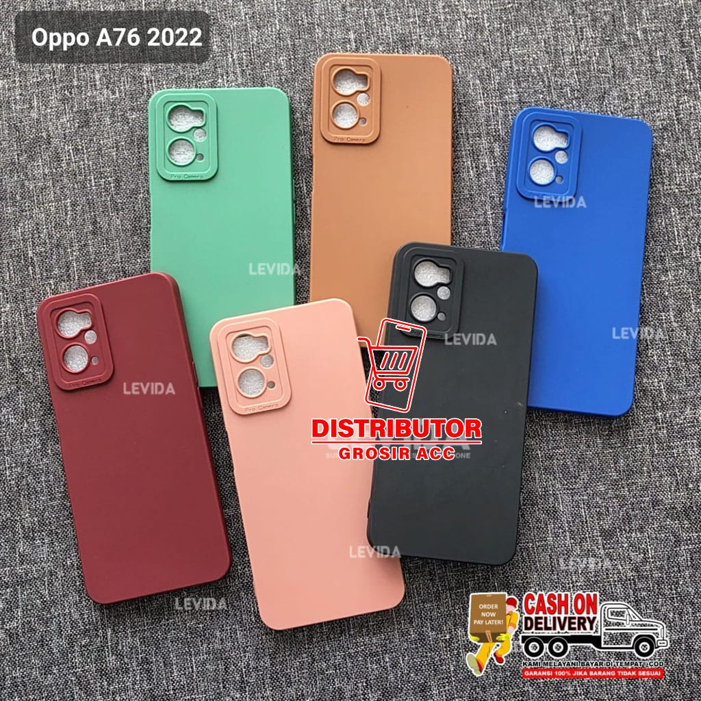 OPPO A76 CASE MACARON PRO CAMERA CASE OPPO A76