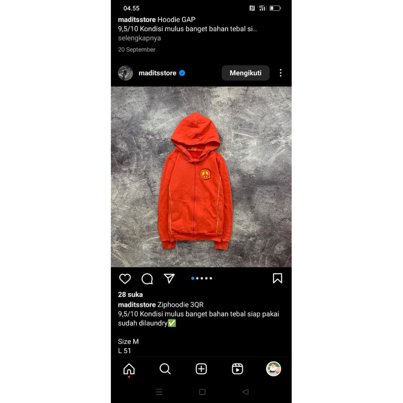 Hoodie 3QR