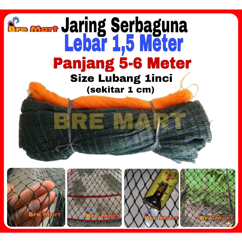 Jaring Ayam Lubang 1 cm Lebar 1,5 Meter / Jaring Pagar Ayam / Jaring Kandang Ayam / Jaring Pagar Tan