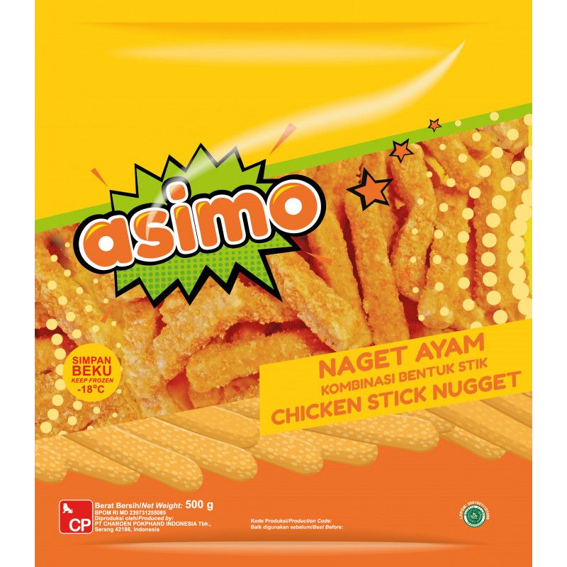 

ASIMO NAGET STIK KOMBINASI 500 GR