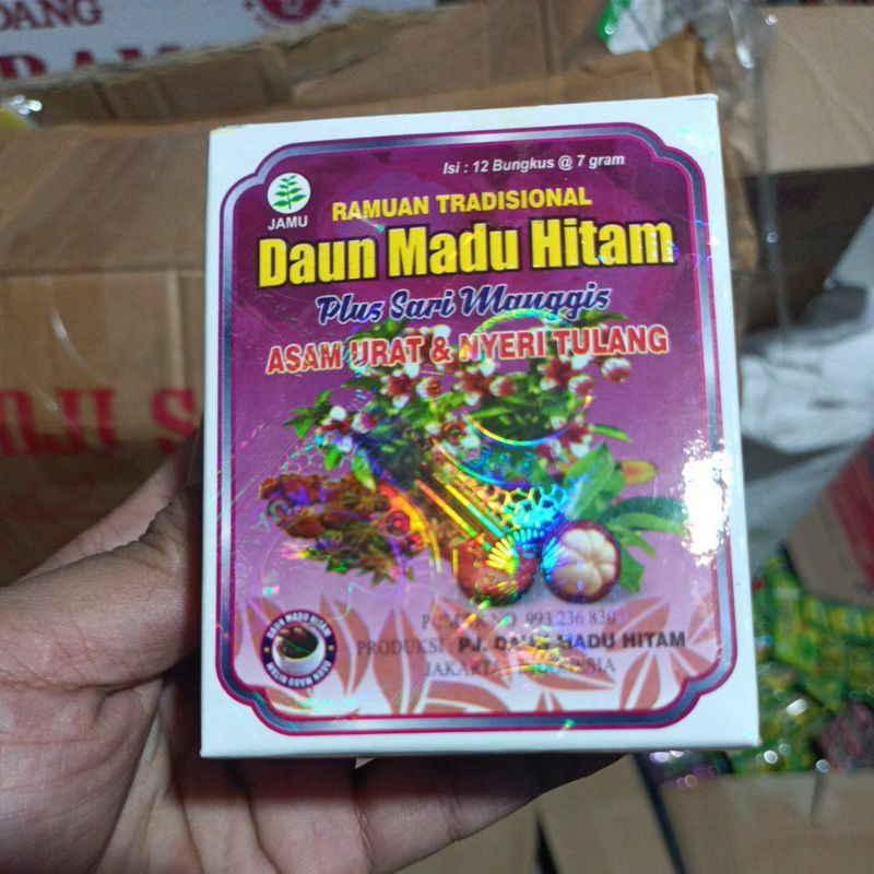 

Jamu Daun Madu Hitam Plus Sari Manggis