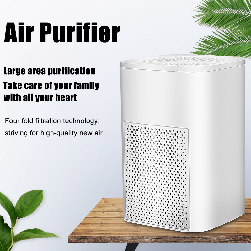 Air Purifier, Desk Air Purifier,Dual HEPA Filter,Pet Care True HEPA Filter,Compact Air Purifier，Smart Air Purifieroffice and car  filtration household purifier