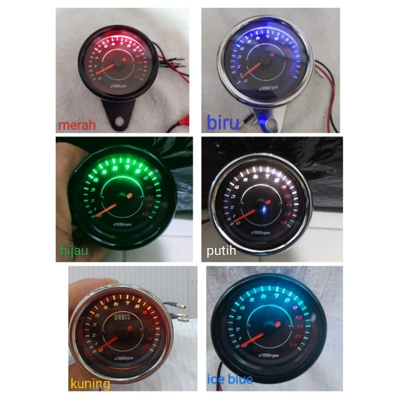 rpm jarum motor mobil tachometer jarum motor mobil rpm jarum led ninja tiger rx king vixion megapro 