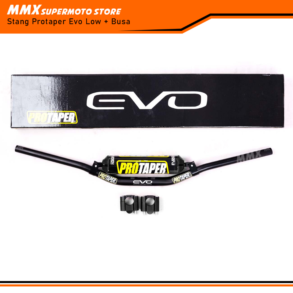 Stang Setang Fatbar PROTAPER EVO LOW TWINWALL + Busa / CONTOUR 4 mm plus Raiser Peninggi Stang