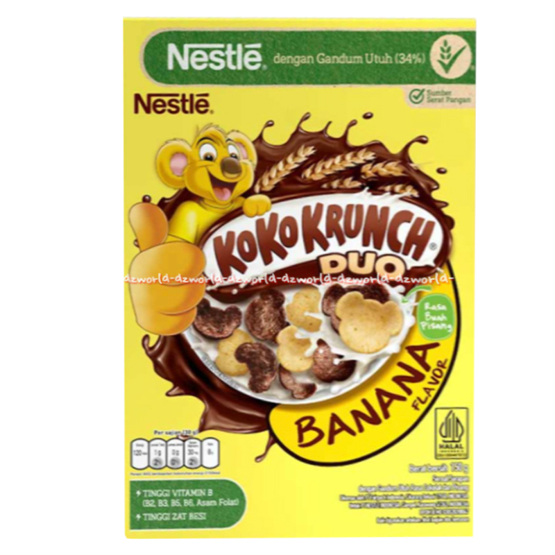 

Nestle Koko Krunch Duo 150gr Banana Flavor Cereal Banana Flavor Cereal Vitamin B Kokokrunch Double