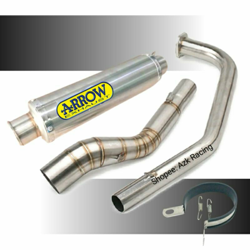 Knalpot RACING Raider 150 ARROW Sonic RS 150 - Vixion - R15 - CBR - Cb - GSX Super Bass