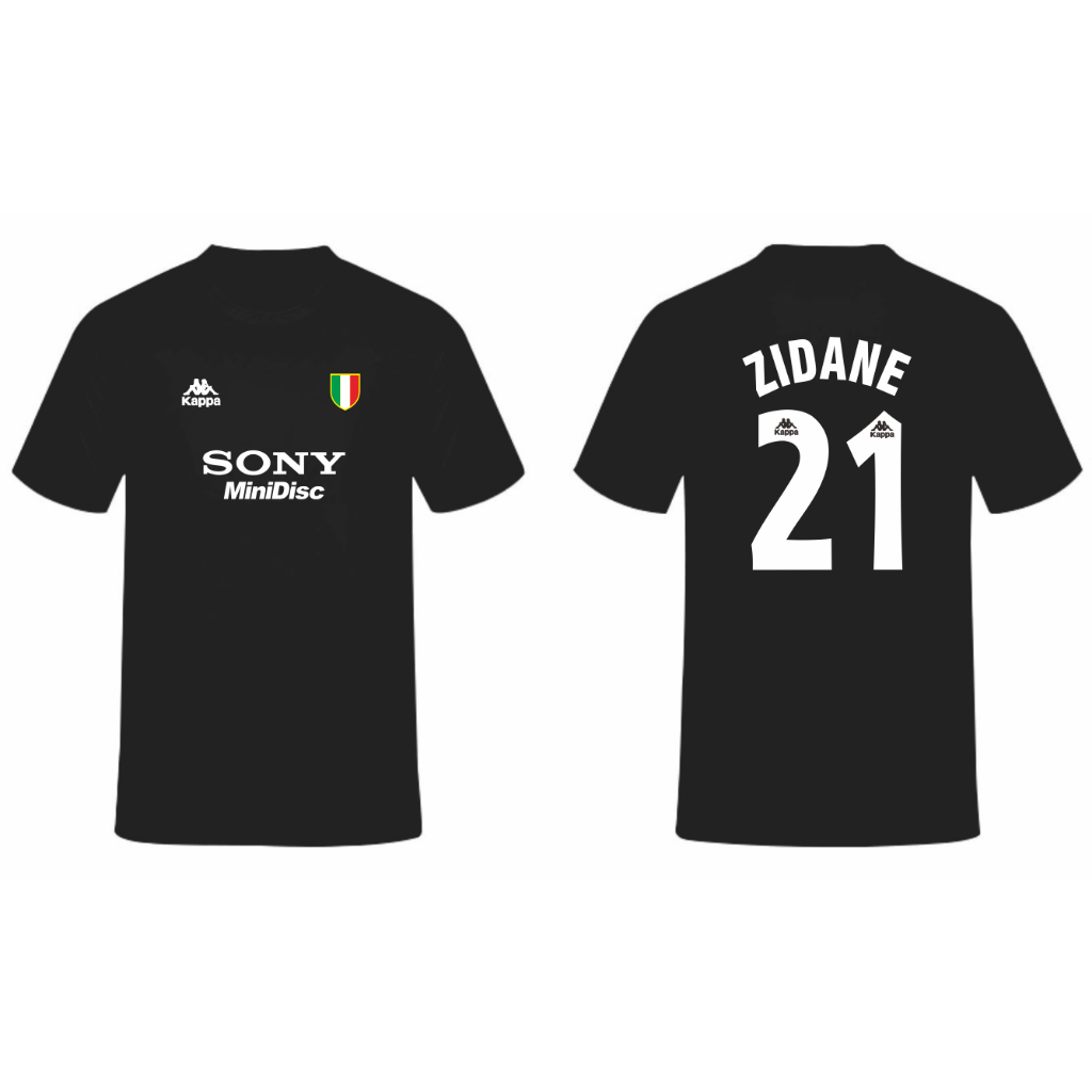 T-SHIRT KAOS JUVENTUS ZINEDINE ZIDANE