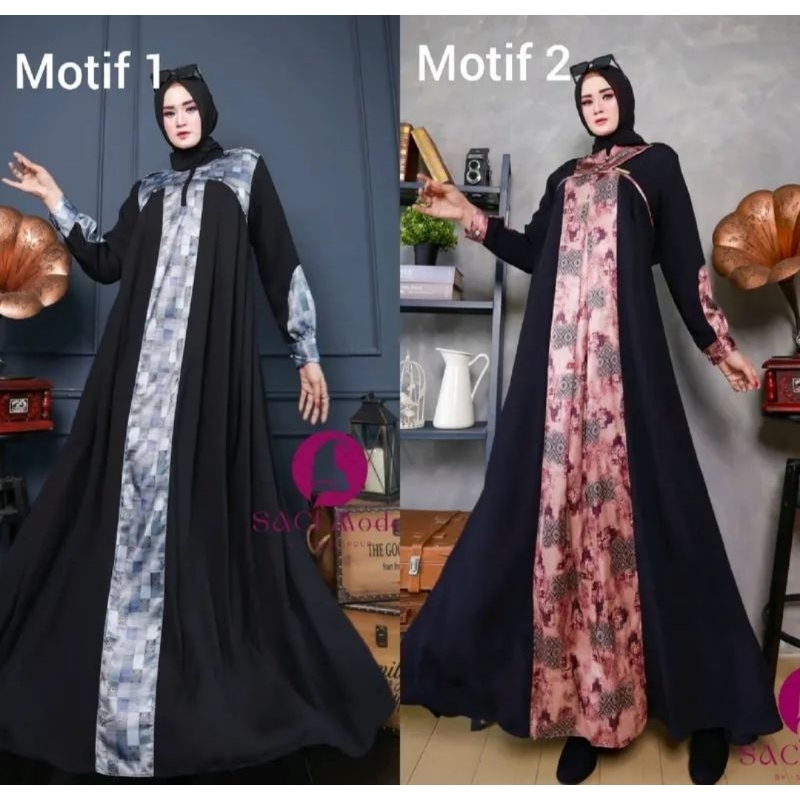 Gamis SACI Mode Khusus Hitam