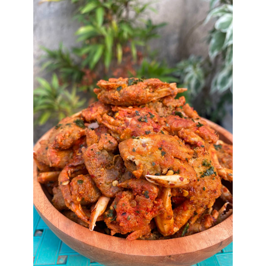 

Baby Crab 1kg Pedas daun Jeruk