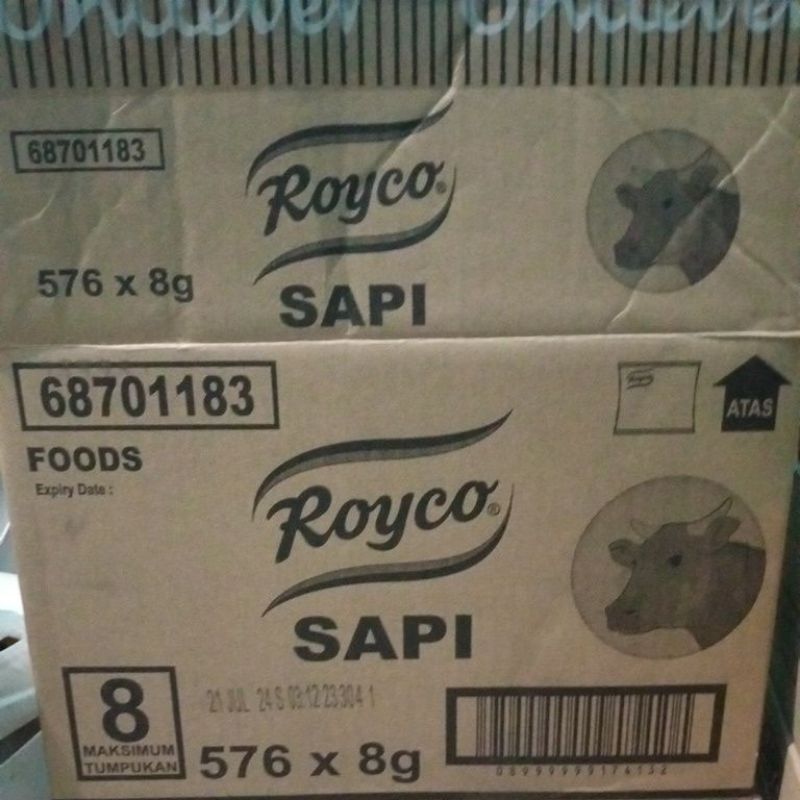 Royco sapi/ayam 48x(12x8gr) 1dus & Masako sapi & ayam 1dus 60lusin & Magic renteng 1 dus isi 60rente