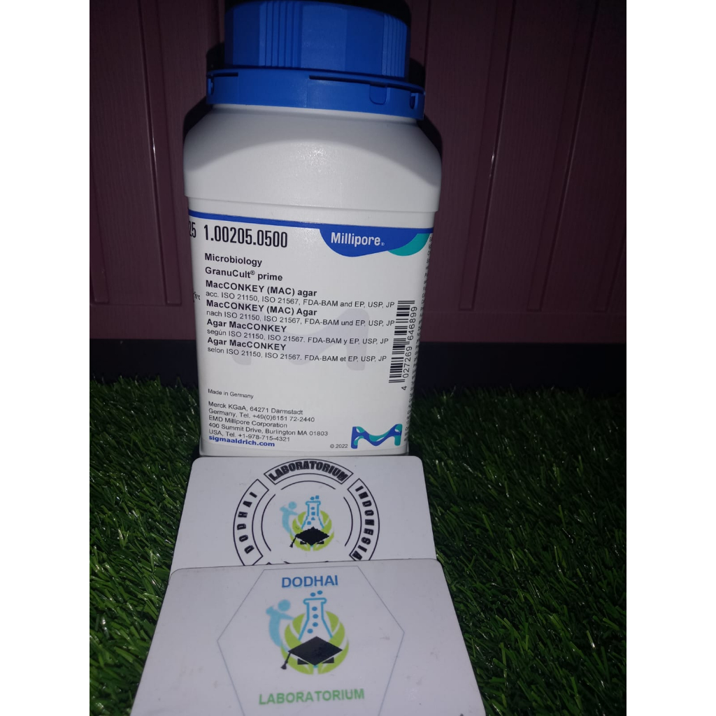 MacConkey Agar / Mac Conkey / Media MCA, 1.05465.0500 eceran