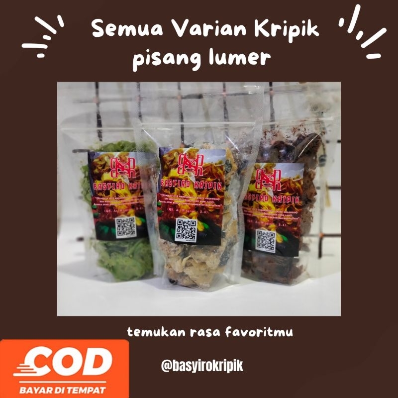 

kripik pisang lumer all varian 130 gram