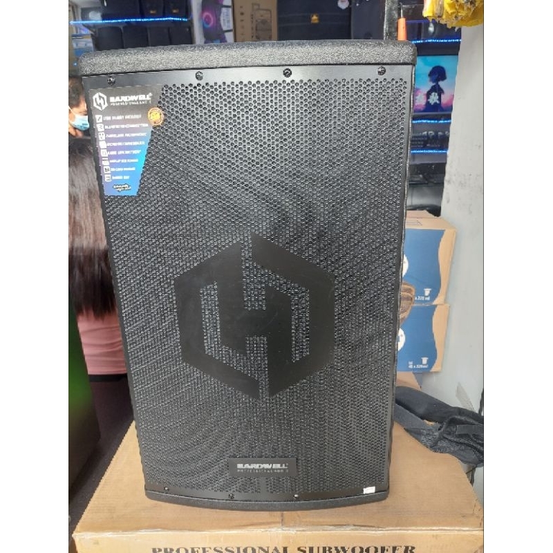 speaker metting portable hardwell emerald 15pro 15inch original hardwell