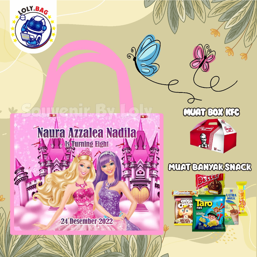 

GOODIE BAG TEMA BARBIE / TAS ULANG TAHUN TERLARIS