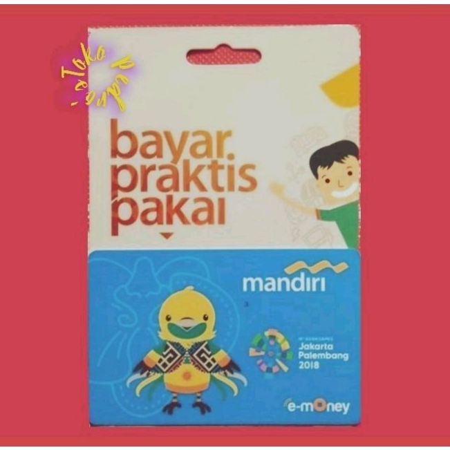 Mandiri eMONEY MERCHANDISE event Asian Games 2018 Maskot Edition - Bhin Bhin (Burung Cendrawasih) OR